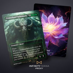 Craterhoof Behemoth - Premium proxykaarten, Full Art Commander-kaart