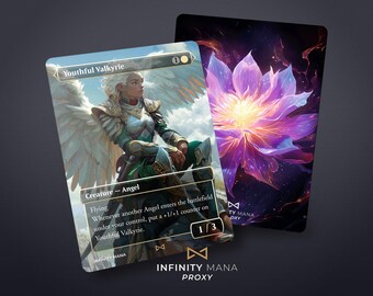 Youthful Valkyrie Proxy Card: Full Art Commander Card