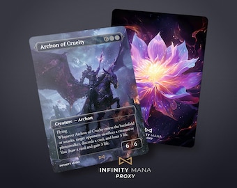 Archon of Cruelty Proxy Card: Full Art Commander Card
