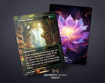 Sylvan Library Proxy Card - Full Art TCG
