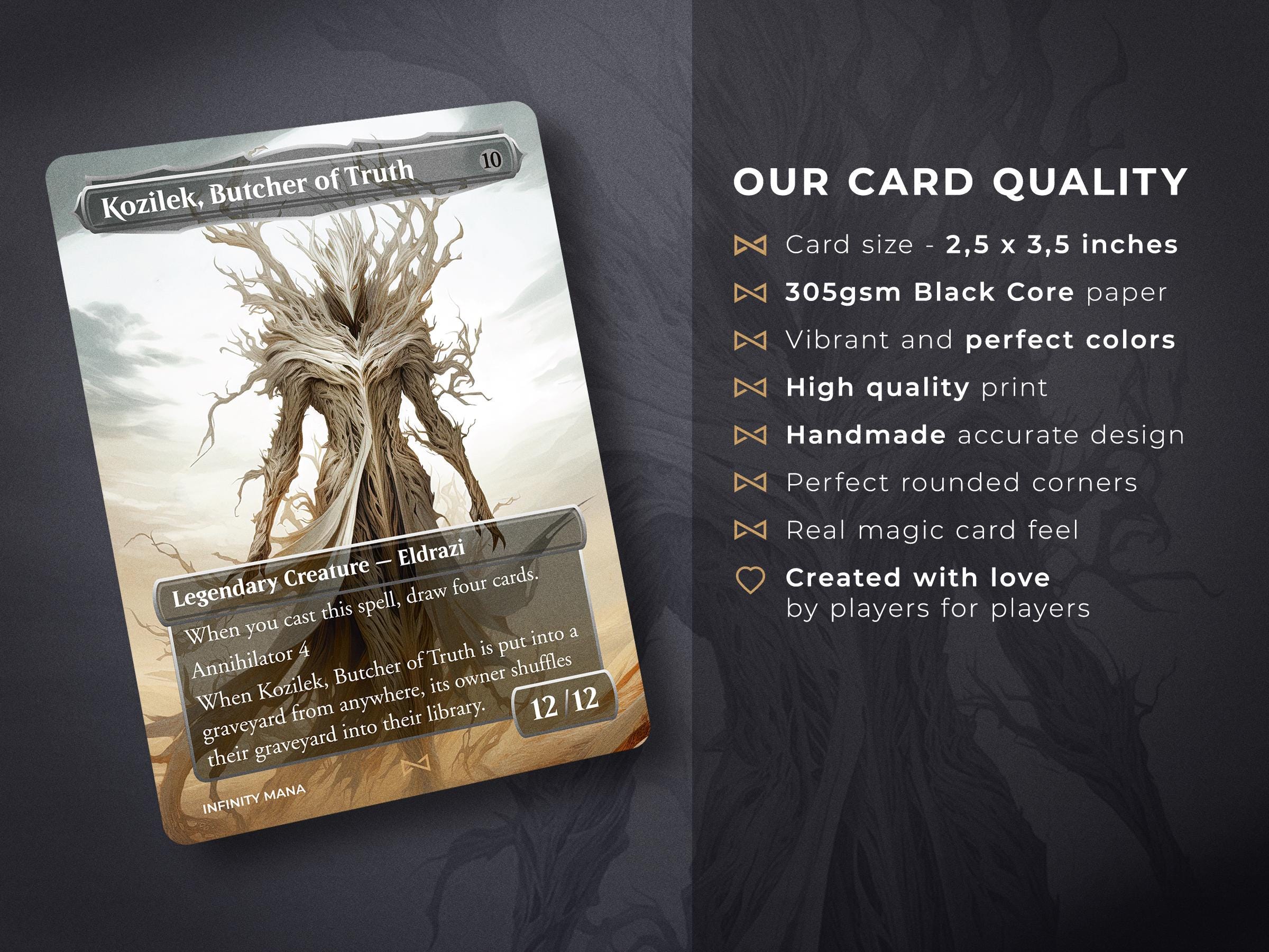 Kozilek Butcher of Truth - Premium Proxy Cards, Full Art - Etsy