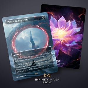 Portail vers Phyrexia - Cartes proxy premium, illustrations complètes de cartes personnalisées