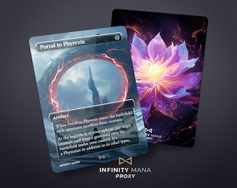 Portal do Phyrexii - Karty proxy premium, pełna grafika na kartach niestandardowych