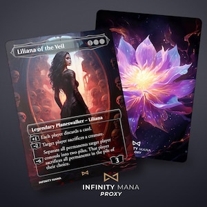 liliana of the veil card sleeves Liliana of the Veil (Holographic) main image 0