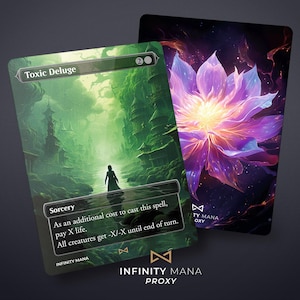 Déluge toxique - Cartes proxy premium, illustrations complètes