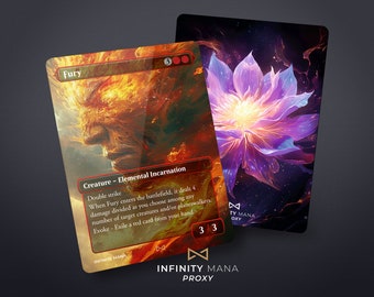 Fury Proxy Card: Full Art Commander Card