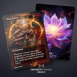 Échos de mana - Cartes proxy premium, illustration complète