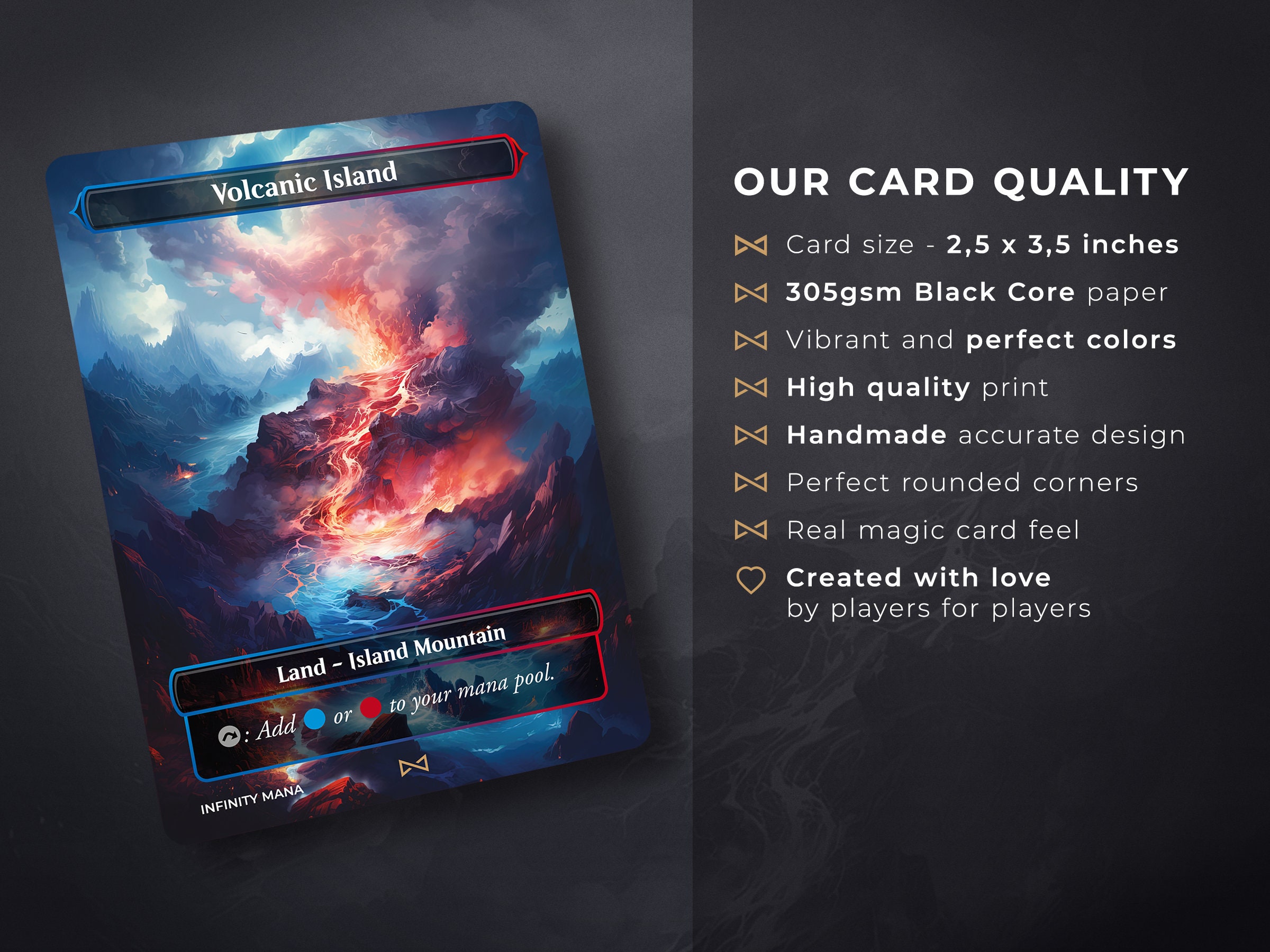 SET Dual Lands - Premium Proxy Cards, Full Art Commander