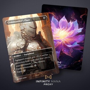 Commander's Plate - Premium Proxy Cards, Full Art Commander-kaart