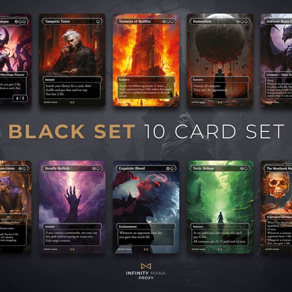 Commander Decks Proxy - Etsy