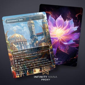 Uitvindersbeurs: Premium Proxy Cards, Full Art Commander-kaart