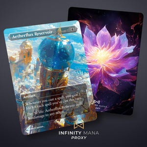Aetherflux-reservoir - Premium proxykaarten, Full Art Commander-kaart