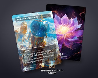 Aetherflux Reservoir Proxy Card: Full Art Commander Card