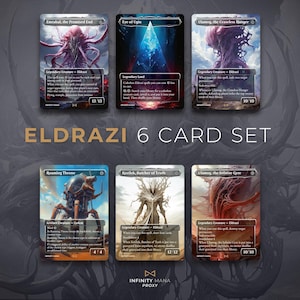 ELDRAZI SET - Proxy Cards Premium, illustration complète