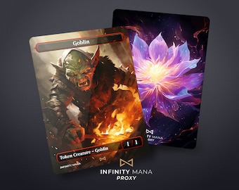 Goblin Token Proxy Card: Full Art Commander Card
