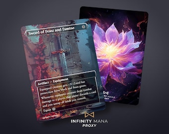 Sword of Feast and Famine Proxy Card: Full Art Commander