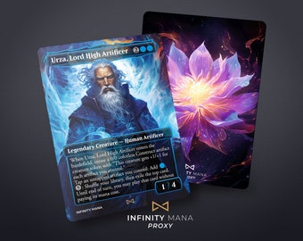 Tarjeta proxy de Alto Artífice de Urza Lord - Comandante con arte completo