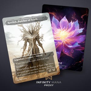 Kozilek Butcher of Truth - Premium Proxy Cards,  Full Art