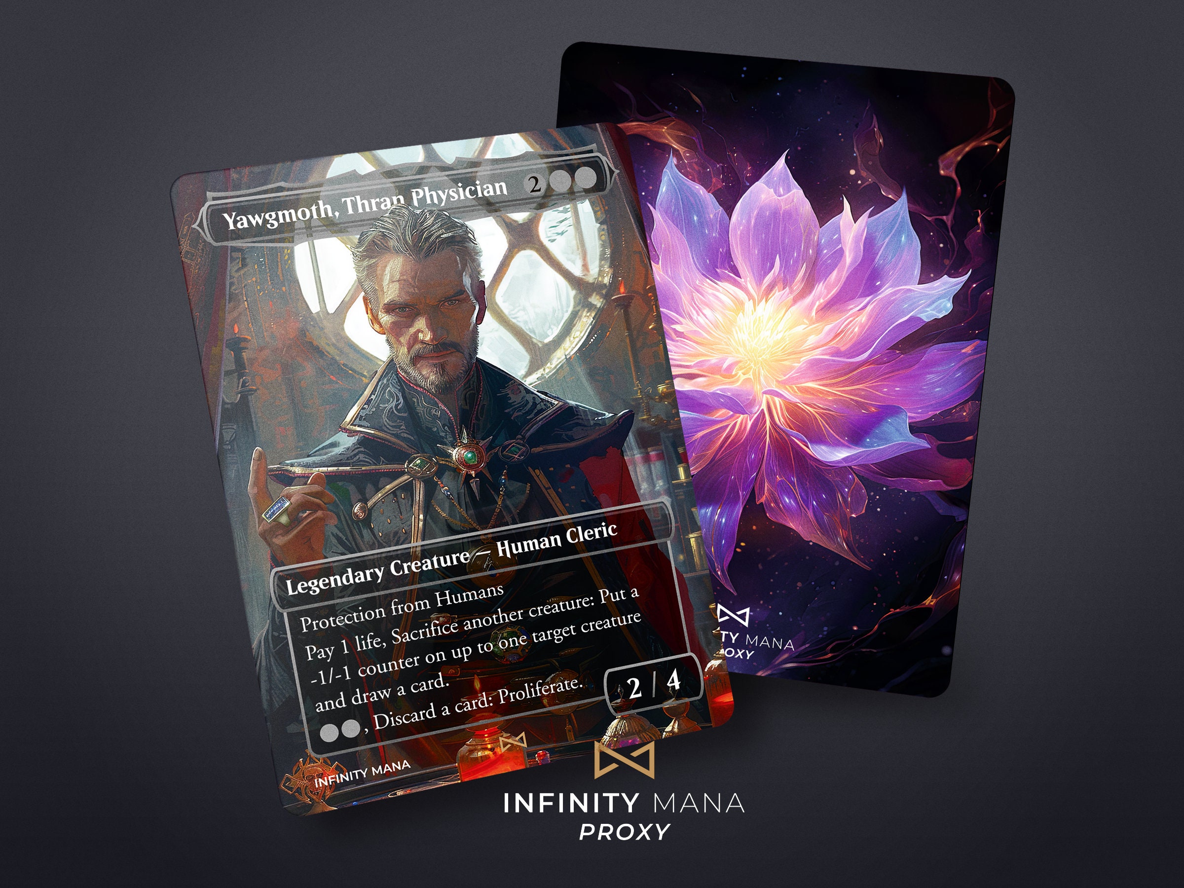 Yawgmoth, Thran Physician Proxy Card: Full Art Commander Card