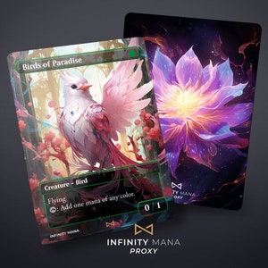 Oiseaux de paradis - Proxy Cards Premium, Full Art Commander