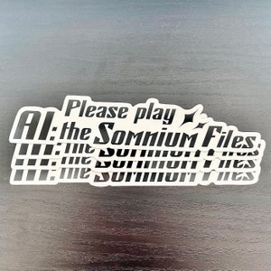 Please Play AI: The Somnium Files Bumper Sticker