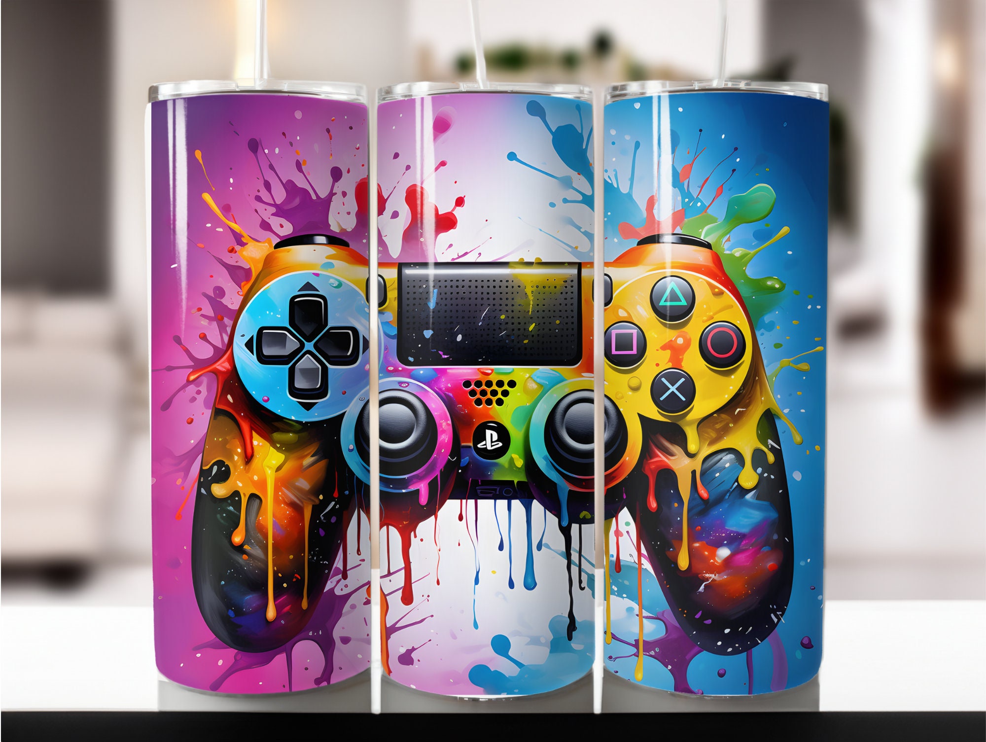 Mando PS4 Personalizado - Graffiti PRO MANDOS PS4 PERSONALIZADOS Co