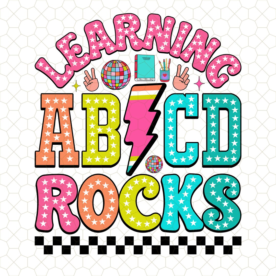 Learning Rock ABCD Teacher Png, Kindergarten Teacher Png, Back to ...