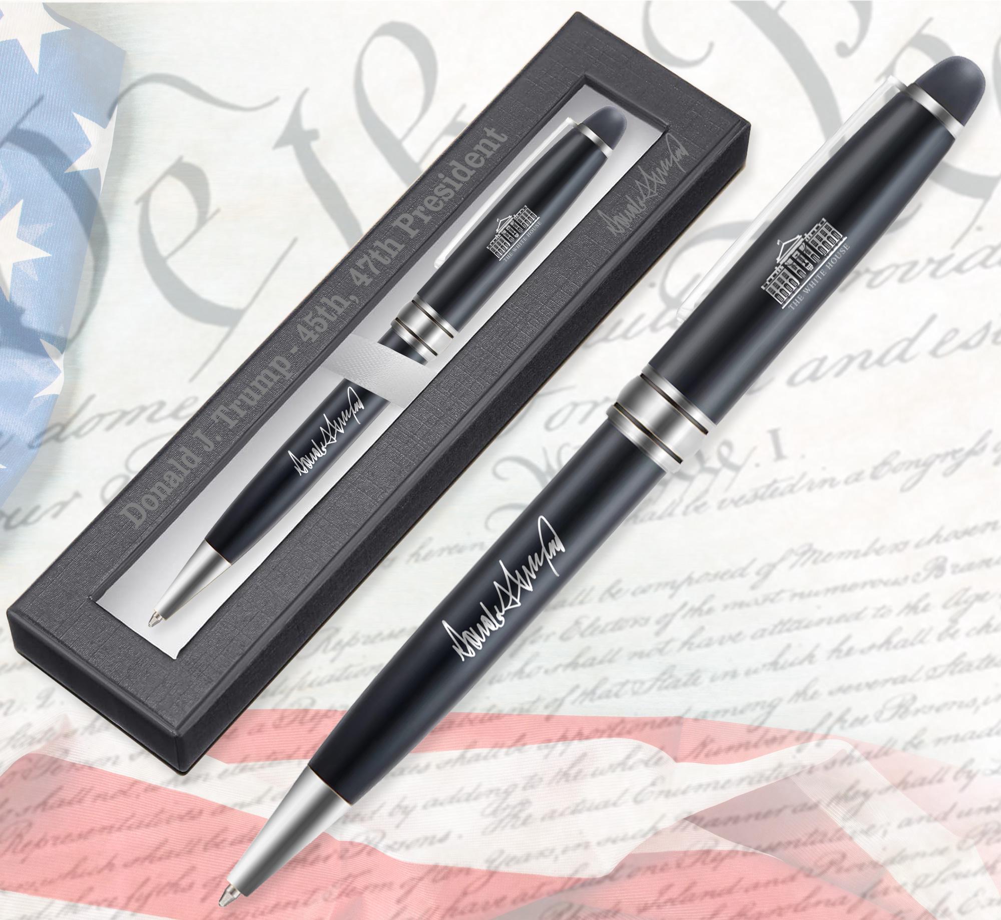 Donald J. Trump Signature Metal Pen, Includes Black Gift Box - Etsy