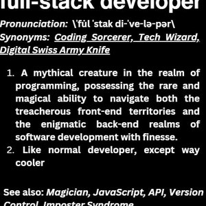 Développeur Full Stack - Tasse brillante noire Witty Definition image 6