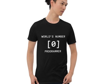 世界一 [0] プログラマー - ユニセックス Tシャツ