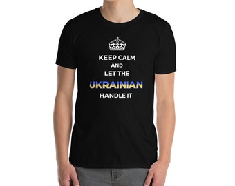 Ukrainian Handle It Shirt, Ukraine Supporter Gift, Funny Slavic Pride Tee