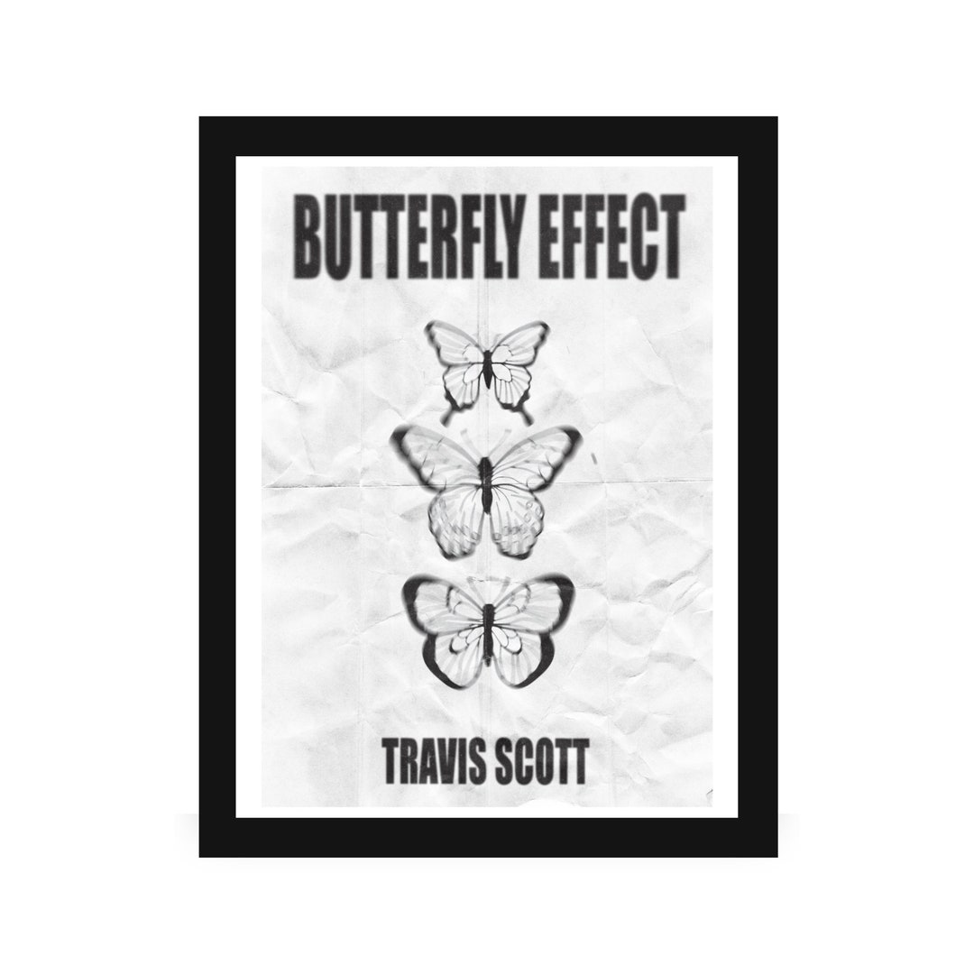 BUTTERFLY EFFECT Travis Scott Digital Print Etsy