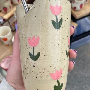 Handmade Ceramic Tulip Cup