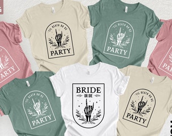 Bride Or Die Shirt, Funny Bachelorette Party Shirts, Bridesmaid Gift, Til Death to Do Us Party Tees, Bride or Die Party, Bachelorette Favors