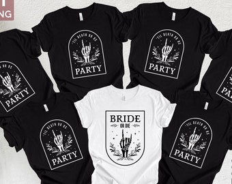 Bride Or Die Shirt, Bachelorette Party Shirts, Bridesmaid Gift, Til Death to Do Us Party Tees, Bride or Die Party Bachelorette Favors Shirts
