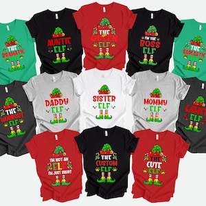 Family Elf Shirts, Custom Elf Shirts, Funny Elf Christmas Shirt, Group Shirts, Matching Christmas Shirt, Funny Christmas Party, Custom Elf