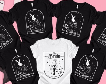 Witchy Coven Bachelorette Shirts, Funny Bridal Party Tee