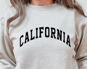 California Sweatshirt, Cali Travel Souvenir