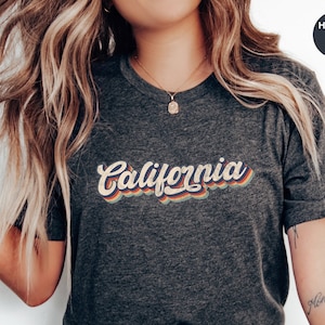 Retro California T-Shirt, Vintage California Shirt, California Lover Sweatshirt, Cali Sweat, California Lover Gift, Cali Girl Sweatshirt