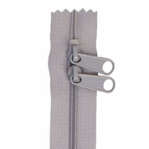 ByAnnie Cremallera de bolso de doble diapositiva de 30" - Peltre