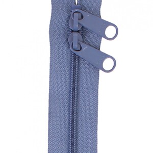 Bolso de mano ByAnnie de 30" con cremallera de doble deslizamiento - Azul campestre