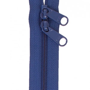 Bolso ByAnnie de 30" con cremallera de doble deslizamiento - Azul Unión