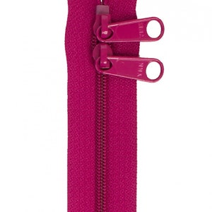 Bolso de mano ByAnnie de 30" con cremallera y doble deslizamiento - Ciruela silvestre