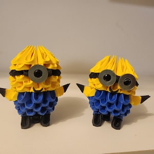 3D Origami Minion