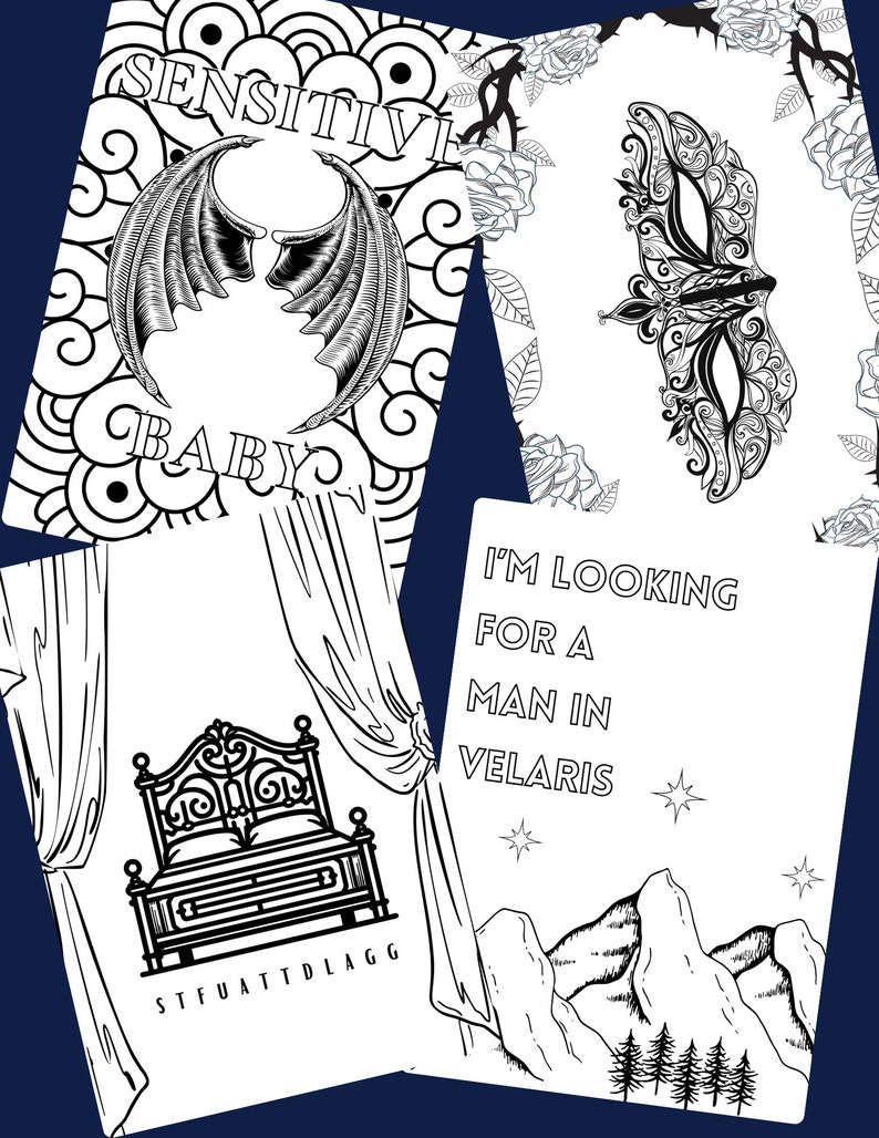 Acotar inspired Coloring Book Digital - Il 794xN.6349481759 5vfm 