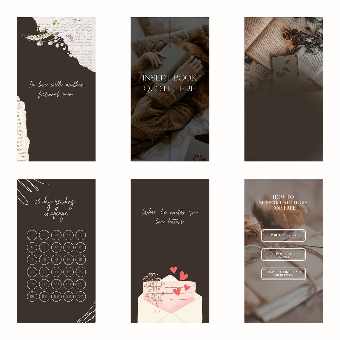 150+ Canva Romance Author Templates | Writers | Bookstagram | Digital ...