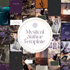 170+ Canva Mystical Author Templates | Writers | Bookstagram | Digital Download | Social Media | Instagram | Facebook | Books