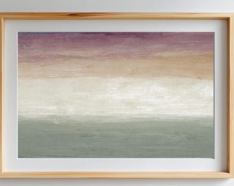 Abstract Landscape Print Digital Download, Pastel Wall Art, Modern Home Decor, Instant Download Printable