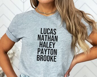 Tree Hill Merch, Scott Brothers, Nathan Scott, Lucas Scott, There is only one tree hill,  North Carolina, Brooke, Haley, Payton, OTH Shirt