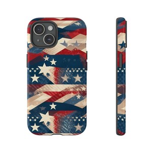Red White & Blue Rustic iPhone Cases, Samsung Galaxy, Google Pixel,4th of July Gift,American Flag Colors,4th of July Phone Case Aesthetic